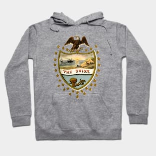 1876 Oregon Coat of Arms Hoodie